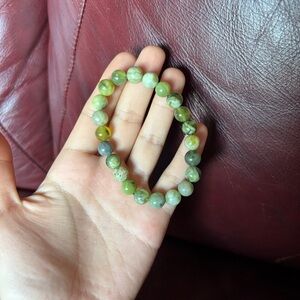 Green Beaded Bracelet